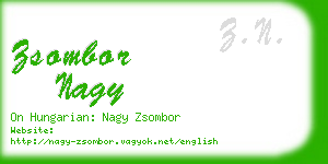 zsombor nagy business card